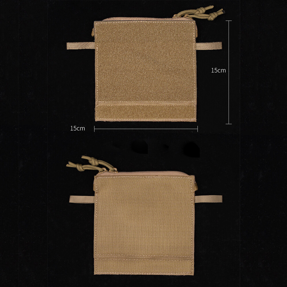 Tactical Admin Small Pouch Hook & Loop Zipper Closure Bag Insert Chest Rig Vest