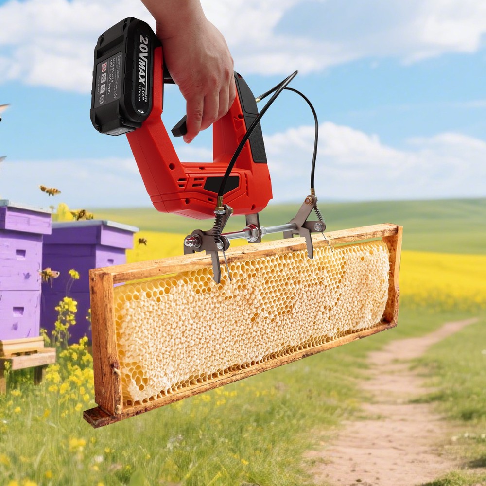 Electric Bee Remover With Adjustable Speeds and Secure Clamp Design