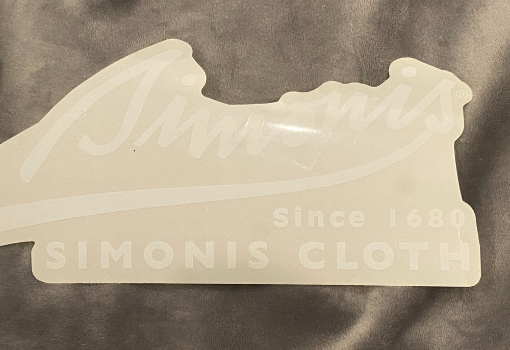 IWAN Simonis Pool Cloth Sticker Decal Since 1680