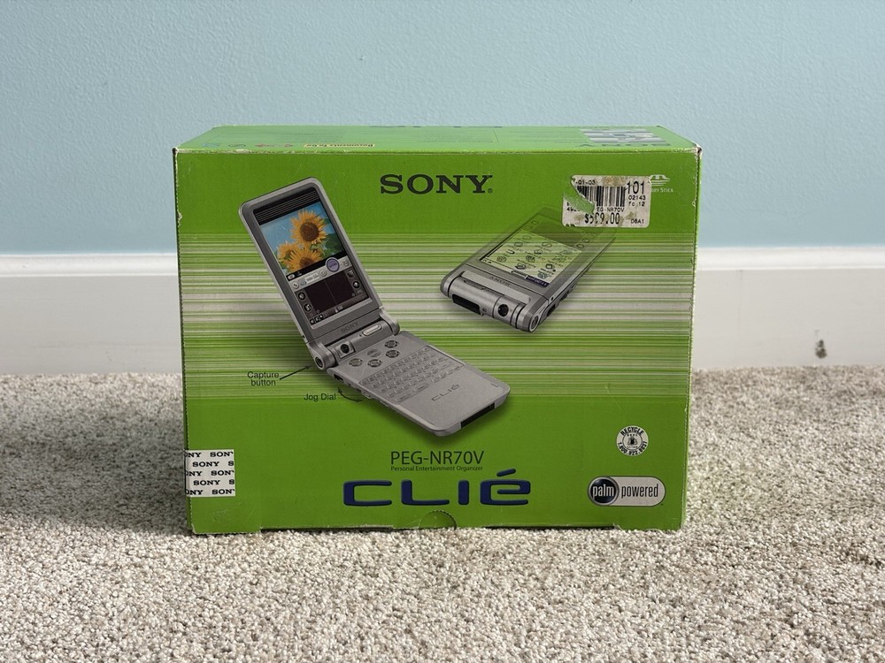 Sony Clié PEG-NR70V/U Personal Entertainment Organizer PDA MINT CIB COMPLETE BOX