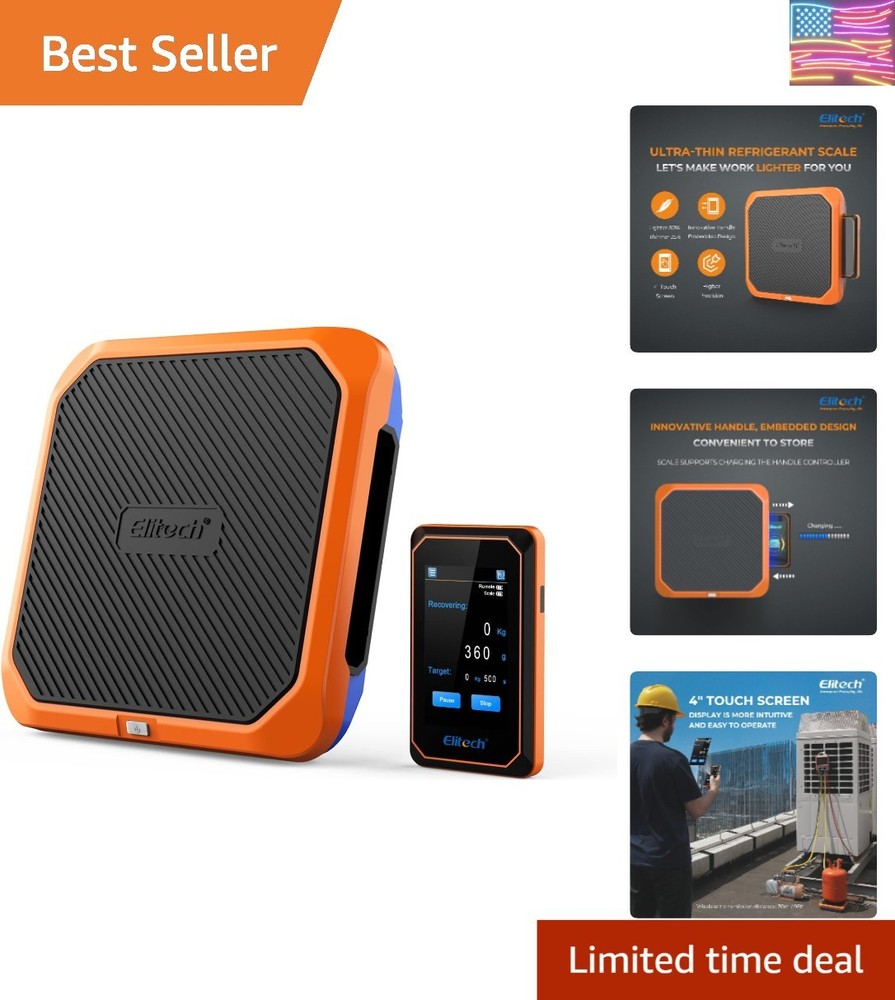 Smart Refrigerant Scale Ultra-Thin & Lightweight Wireless A/C Charging Scale ...