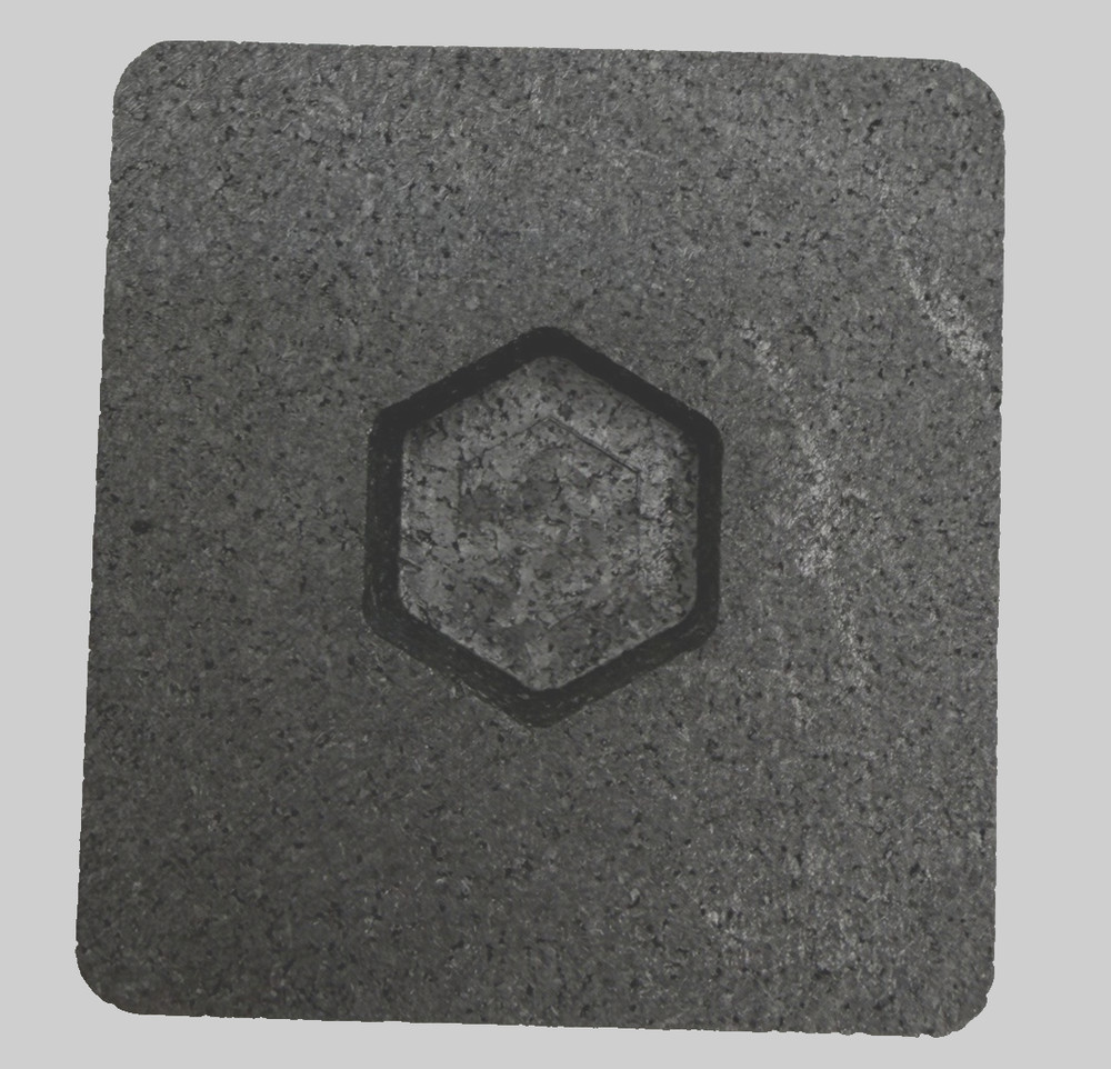1 oz Hex Graphite Gold Ingot Mold for Gold & Silver Casting