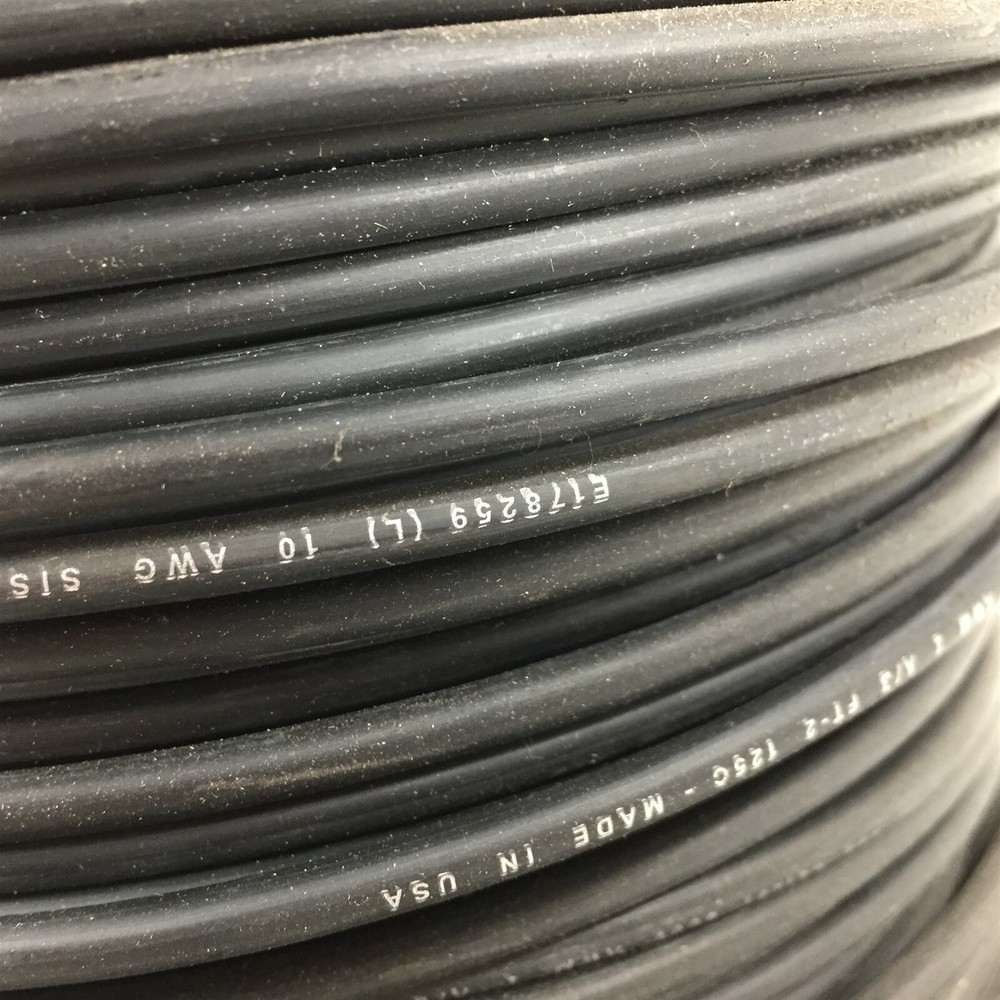 600' Process Wire 10AWG E178259 AWM Type 3173 600' Black
