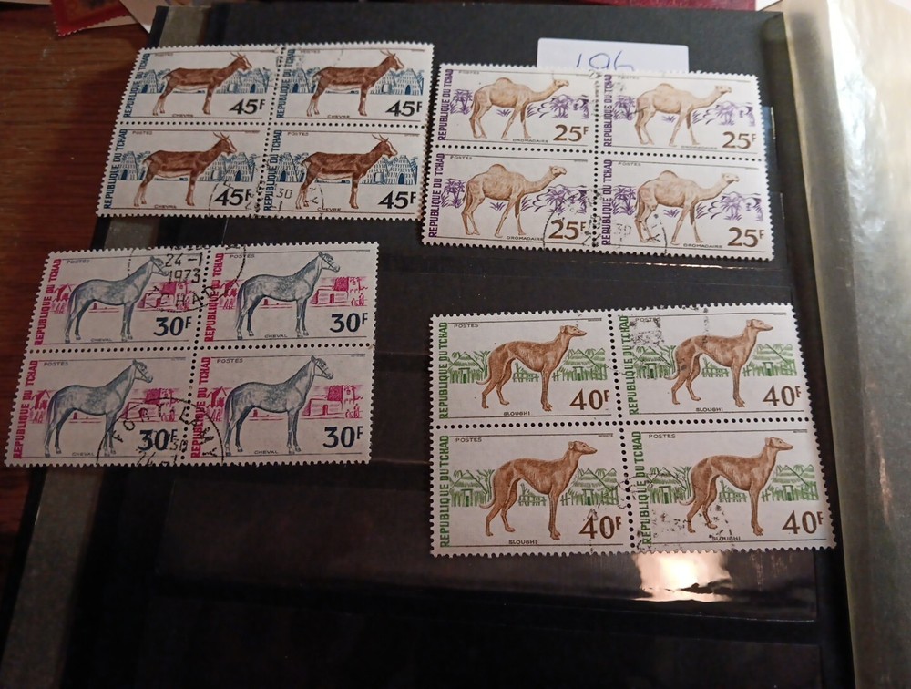 POST STAMPS BLOCK (MBJJ196) REPUBLIQUE DU TCHAD