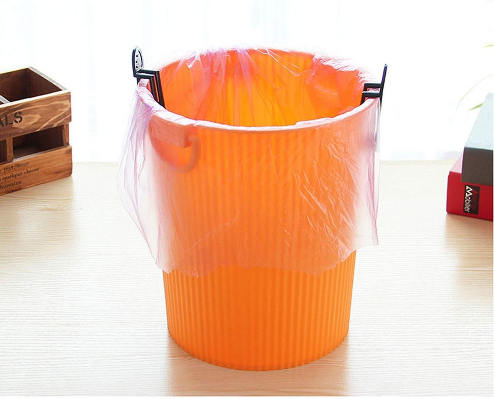 10pcs Practical Garbage Can Clip Basket PP Plastic Waste Black