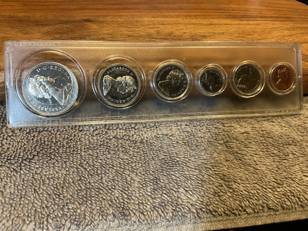 Canada Mint 6x Coin Set Rare 1971