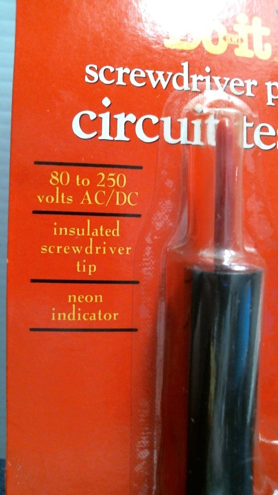 Do It Best Screwdriver Probe Circuit Tester (50690) FS