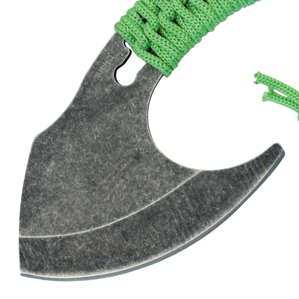 7.5" Full Tang Mini Hatchet Axe Hunting Camping Outdoor Fixed Blade + Sheath