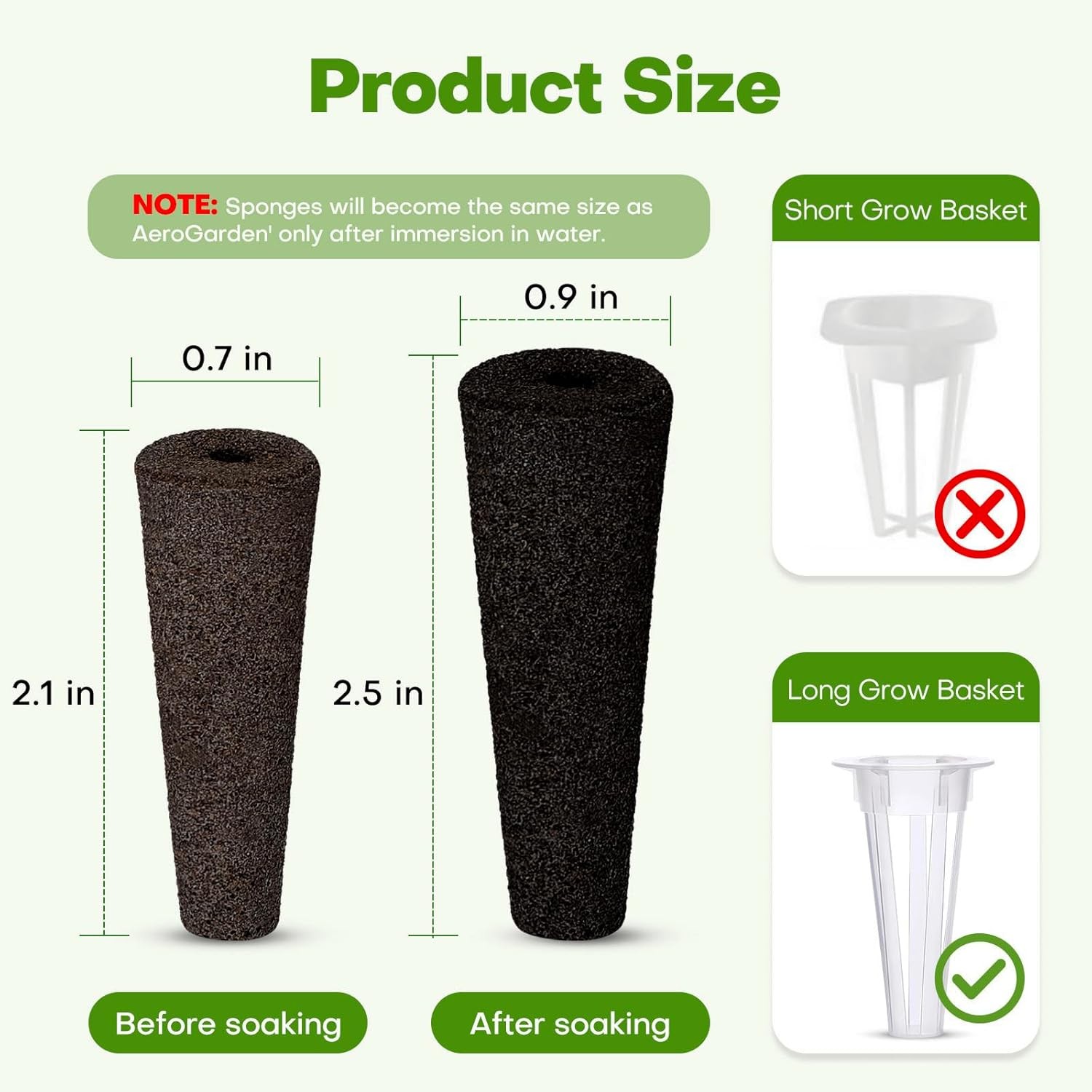 Ahopegarden 50pcs Hydroponic Pods Kit: Compatible with 50pcs, Brown