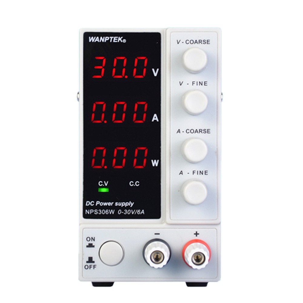 DC Power Supply Variable Adjustable Switching Regulated Power Supply 0-30V 0-6A