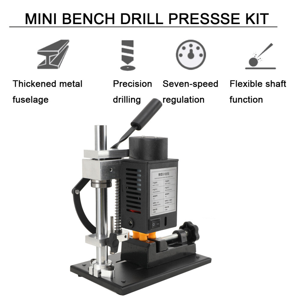 Mini Bench Drill Pressse Benchtop Drill Press Drill Machine 120W 8500RPM