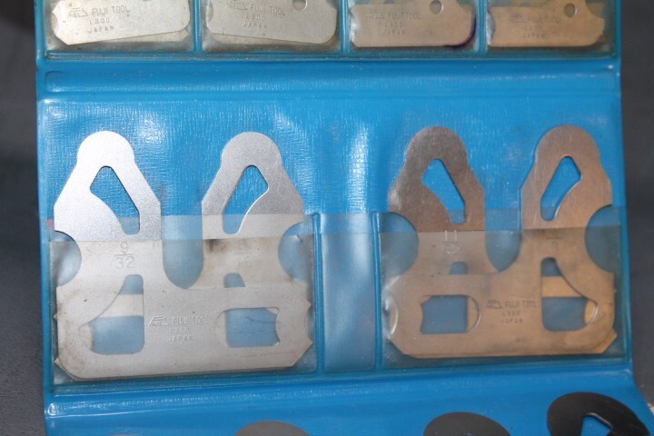 Fuji Tool Radius Gage set, Made In Japan Stainless. *MISSING ONE*