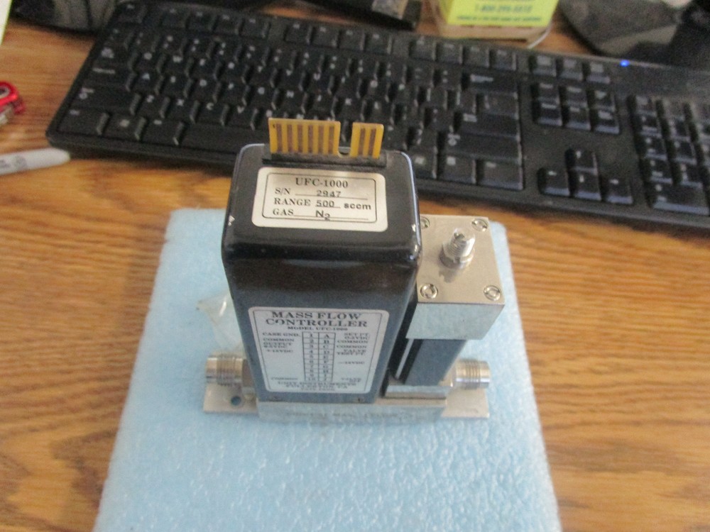 Unit Instruments: UFC-1000 MFC. Range: 500 SCCM. Gas: N2