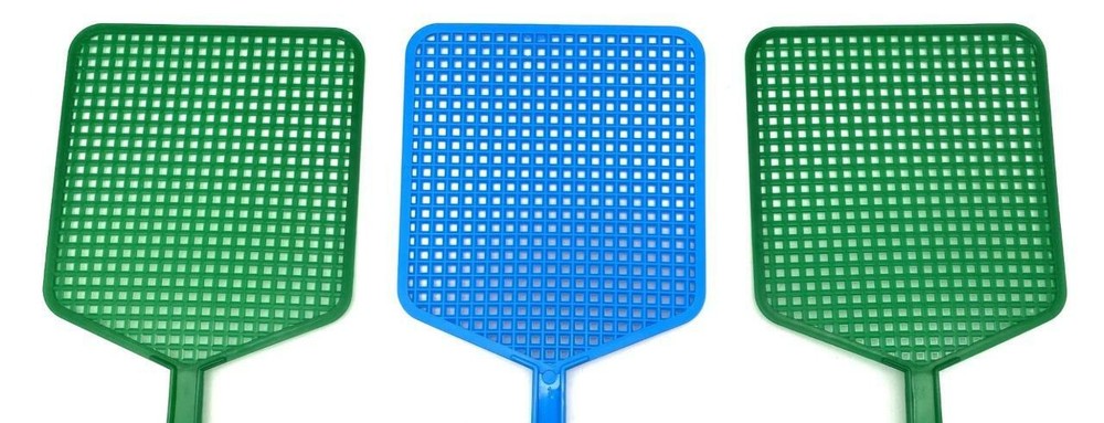 3 Pack Fly Swatter Pack Plastic Bug Mosquito Insect Wasp Killer