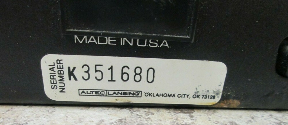 Altec Lansing 8551B 28 Band Single Eq Programmable Microaudio Equalizer