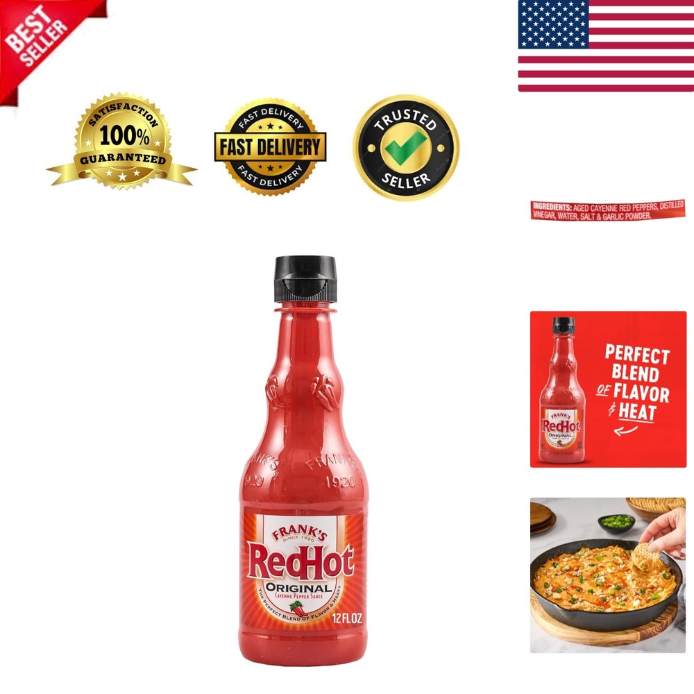 Hot Sauce, Plastic Bottle, 12 fl oz