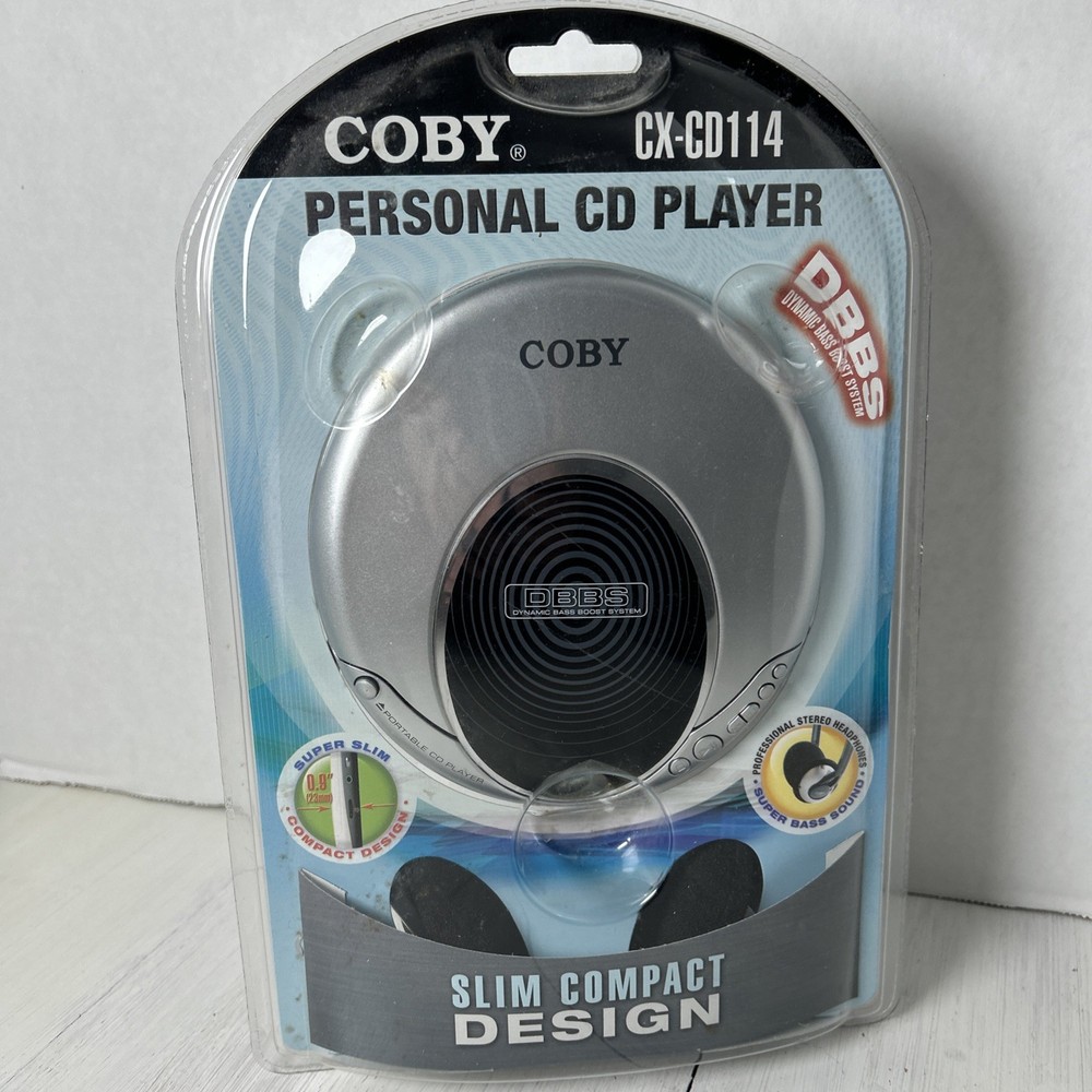 Coby Personal CD Player Super Slim CX-CD114 DBBS 343