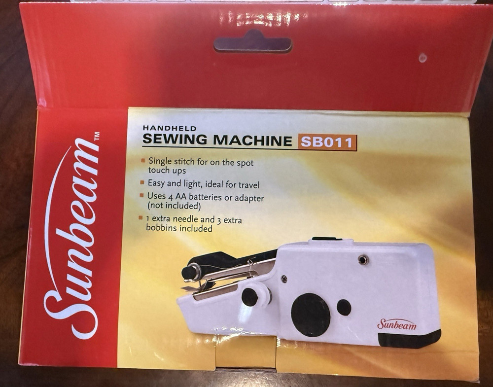 Sunbeam Handheld Sewing Machine NIB SB011