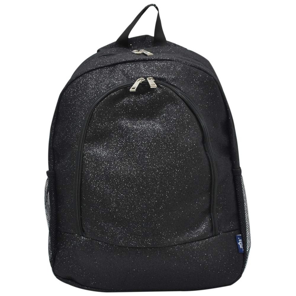 NGIL Canvas School Backpack (Glitter-Black) Glitter-black