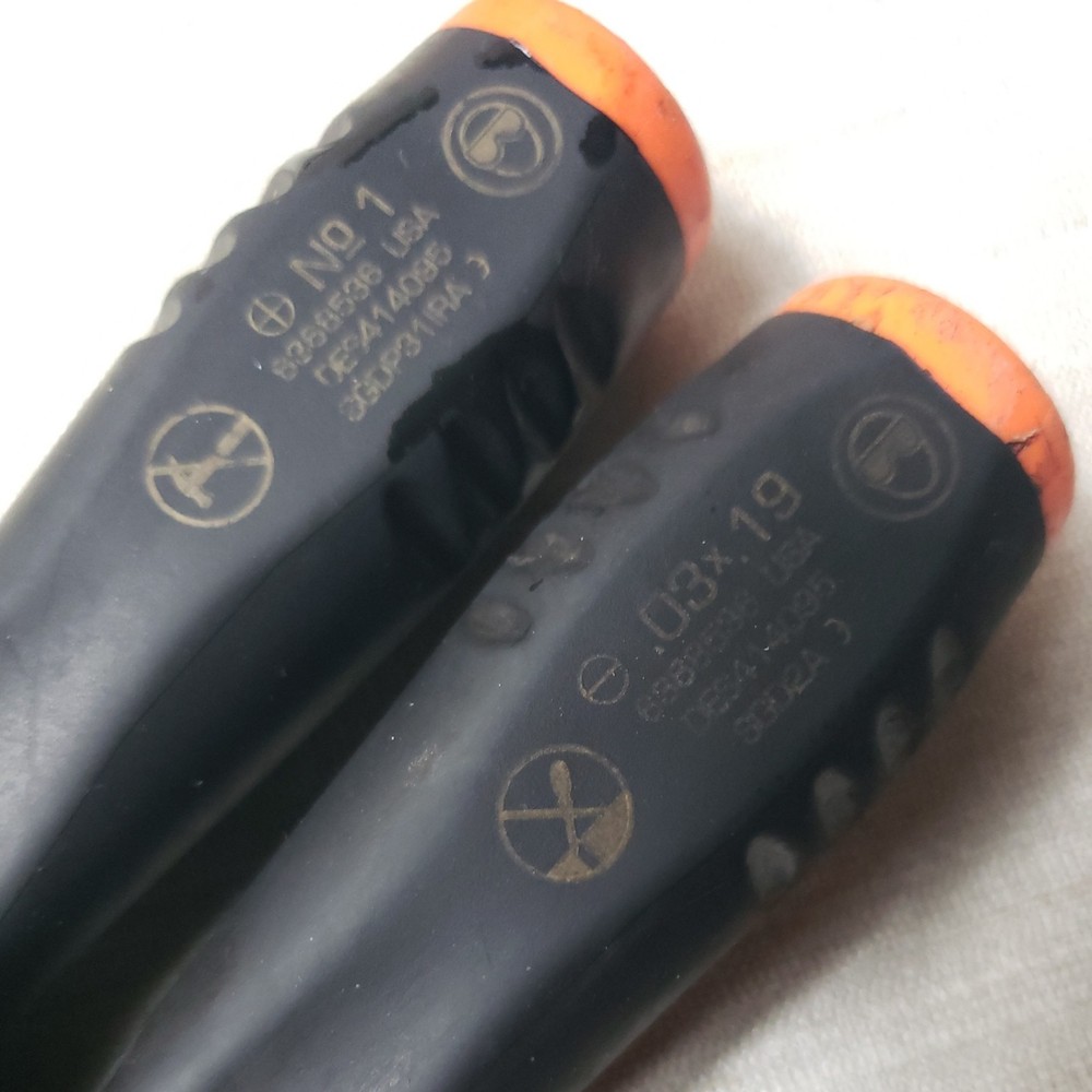 SNAP-ON #1 PHILLIPS HEAD & FLAT HEAD SCREWDRIVERS