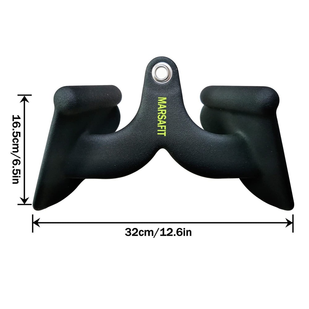 Pulley Cable Machine Attachments Rowing Bicep Curl Tricep Lat Pulldown Bar