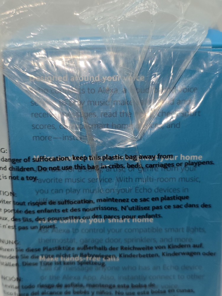 Amazon Echo 2nd Generation Smart Speaker w/ Alexa - NEW & SEALED! Heather Gray