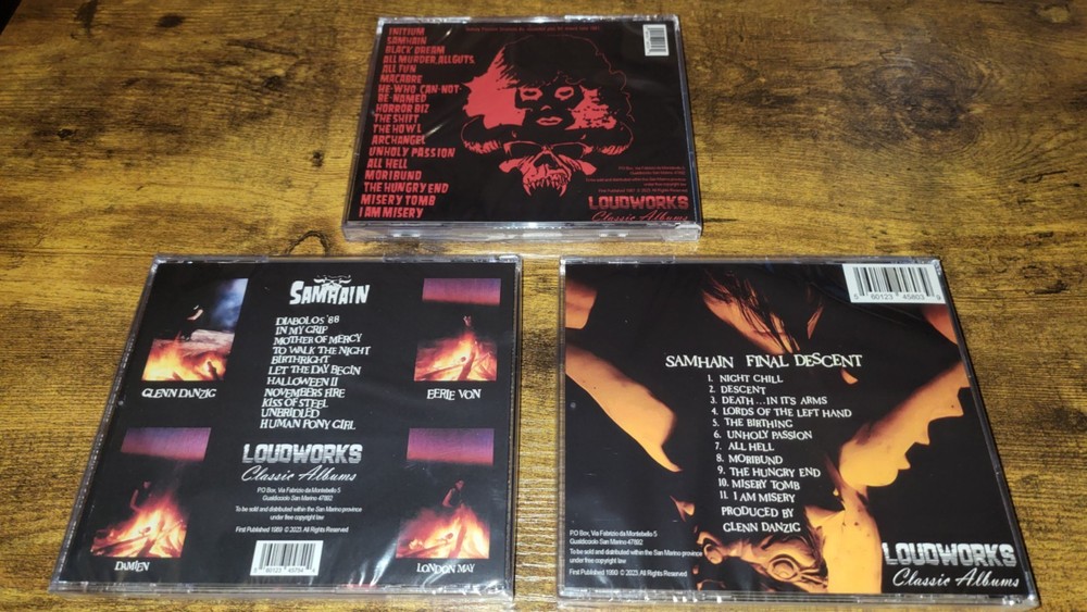 Samhain - 3CD -Initium - November Coming Fire - Final Descent - Import - Sealed