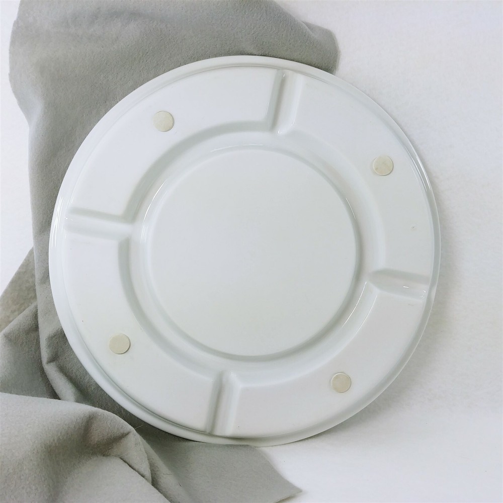 Serving Platter Ceramic Divided White 5 Sections