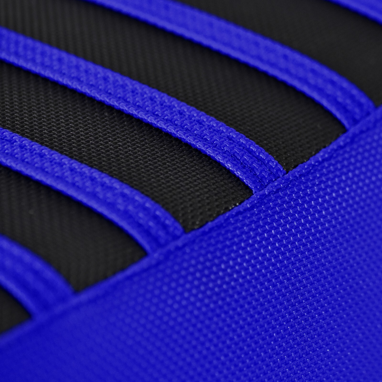 1996-2001 YAMAHA YZ 125 YZ250 Seat Cover BLUE SIDES / BLACK TOP / BLUE RIBS #75