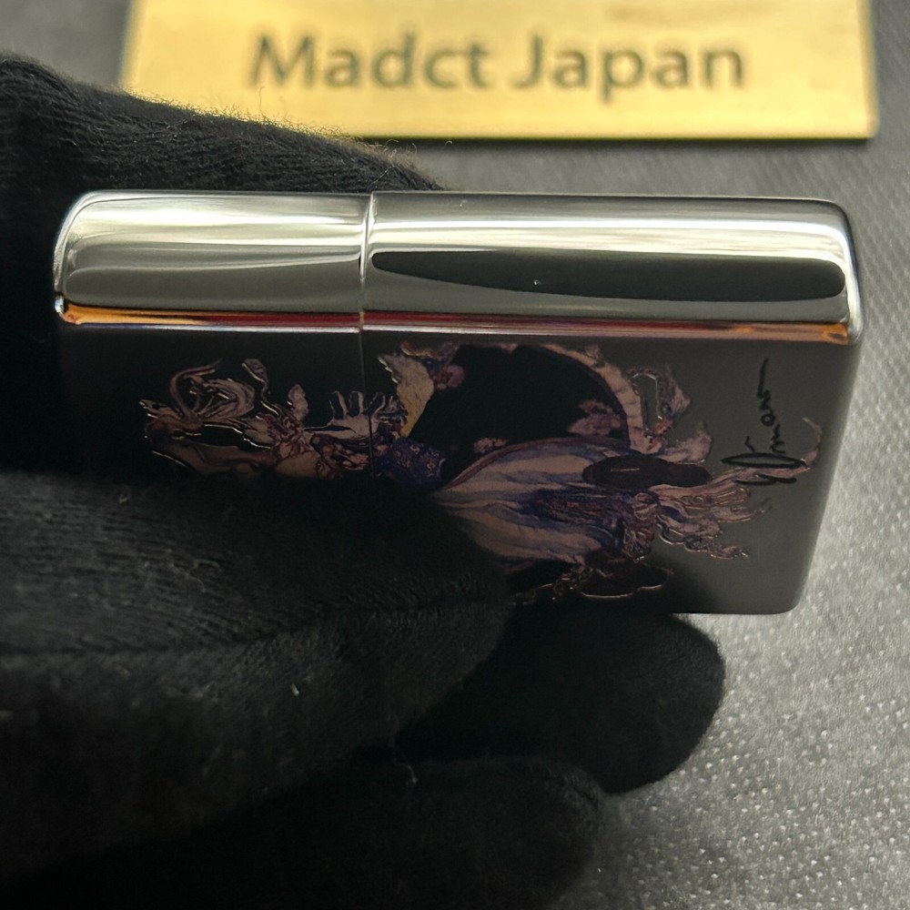 Zippo Yoshitaka Amano Final Fantasy Mage Double-sided processing Silver