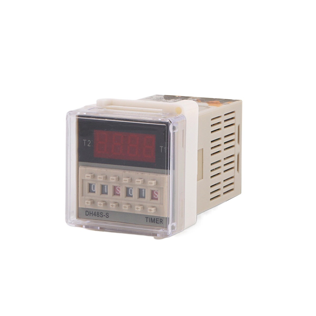 AC 220V Digital Time Delay Relay Replacement for Omron DH48S-S