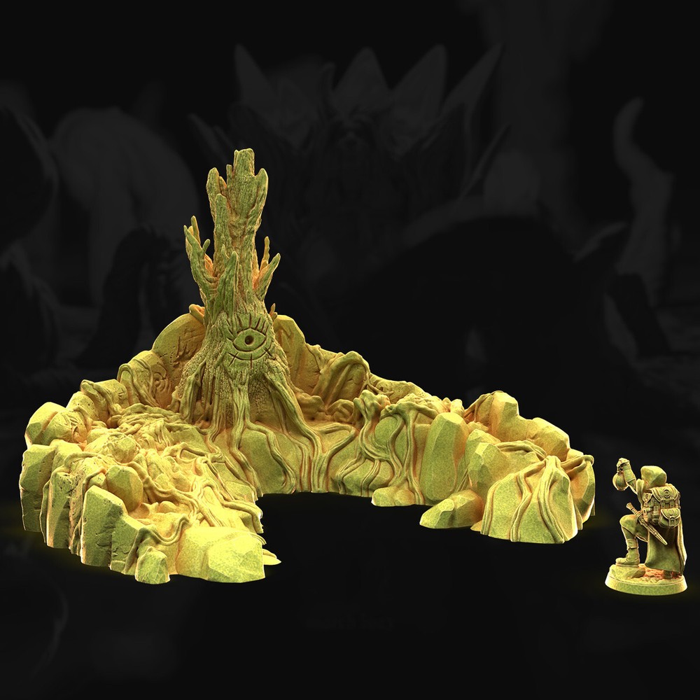 Tabletop Terrain - Wargaming Terrain - Swamp Tree Altar