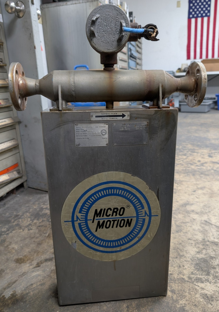🤪 EMERSON MICRO MOTION MASS FLOW SENSOR 2250 PSIG MODEL D S100S128