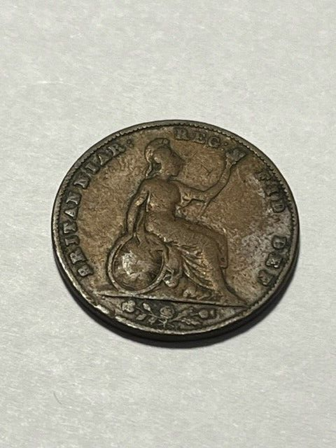 1839 Great Britain Farthing VG #1402