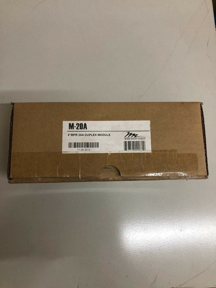 MIDDLE ATLANTIC Products M-20A 4" MPR 20A Duplex Module