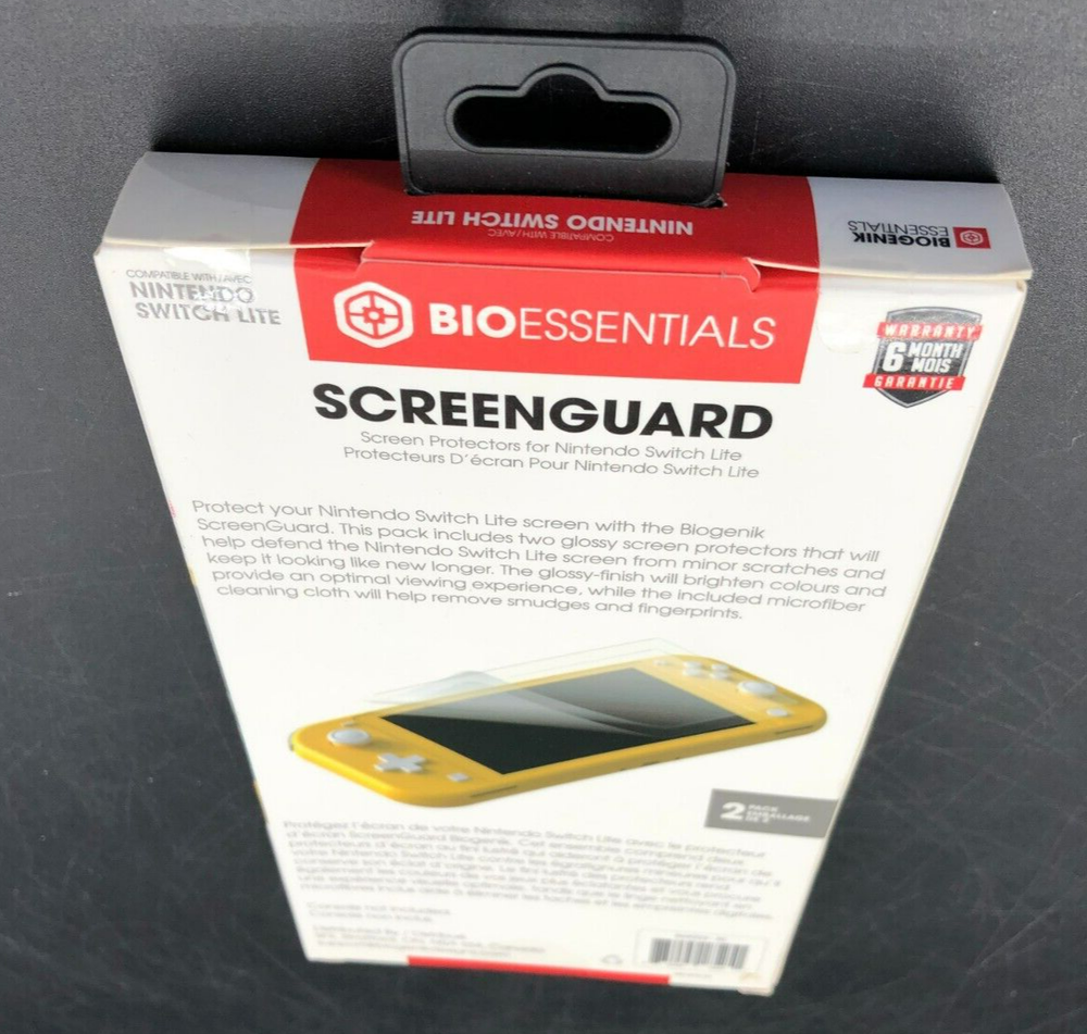 BIOESSENTIALS Nintendo Switch Lite Screen Protectors 2 pack *NEW, SEALED*