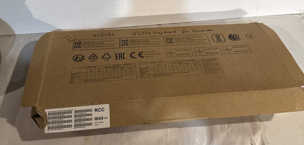 HP 710 White Wireless Keyboard Mouse Combo New