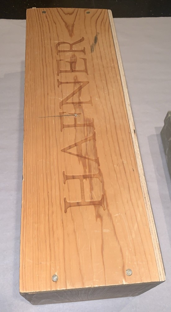 HAFNER Alexander Valley Winery EMPTY Wine Box With Slide Cover