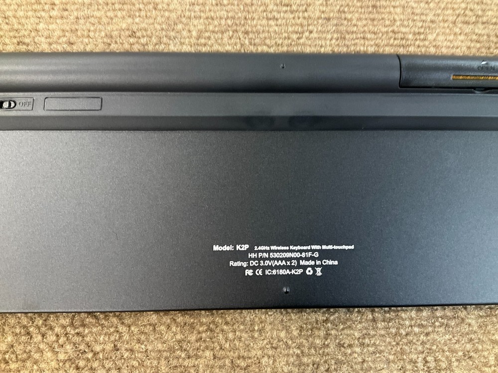 Infocus Wireless Keyboard with Touchpad HW-KEYBDTOUCH - Black ✅ ❤️️ ✅