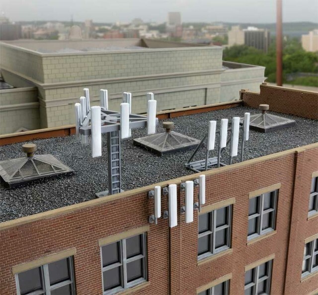 Walthers ~ HO Scale ~ Mounted Communication Tower Array ~ Kit ~ 949-4195