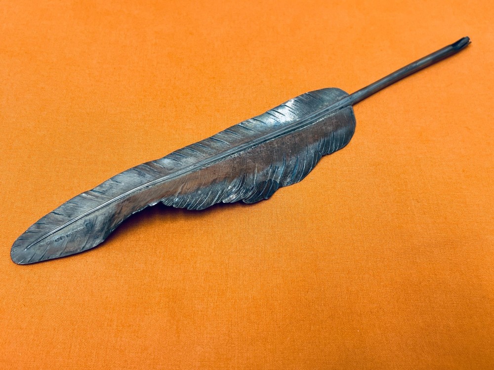 Russian Silver Feather Pen Mono