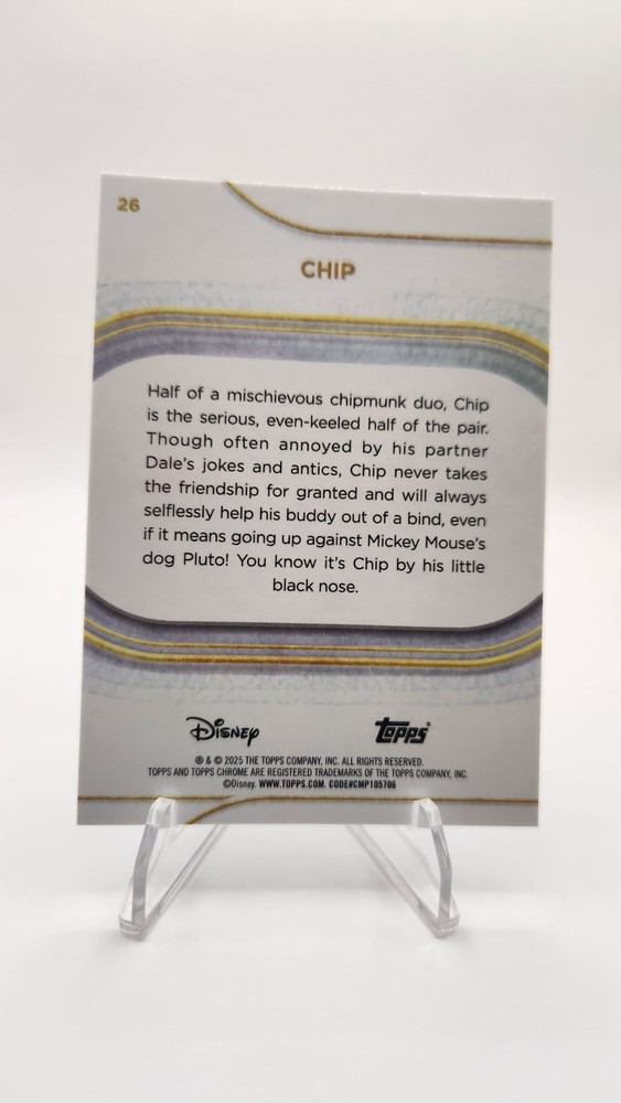 2025 Disney Topps Chrome - Chip - 26