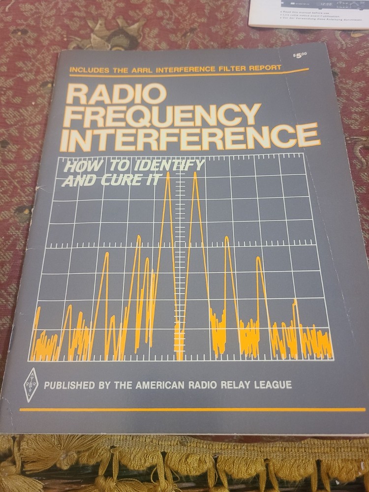1989 The ARRL RFI Handbook; Practical Cures for Radio Frequency Interference