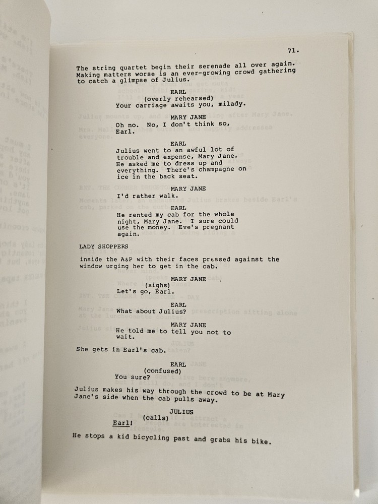 Sleazeball Rare Unproduced Joel Silver Film Script