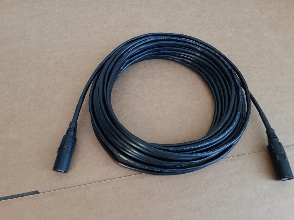PRO CAT5E Tactical Shielded w/Neutrik Ethercon Digital Audio Cable RJ45