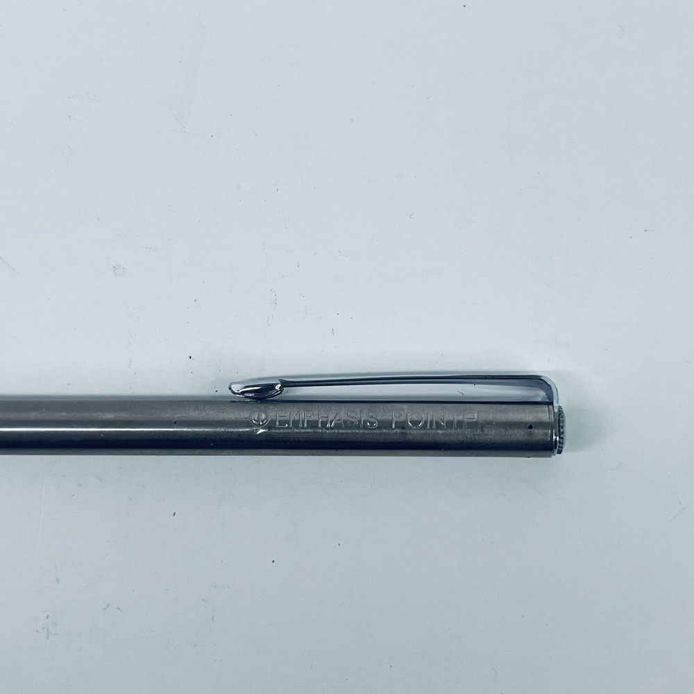 Vintage EMPHASIS Telescopic Presentation Pointer Japan 5" - 25" Pocket Pen Shape