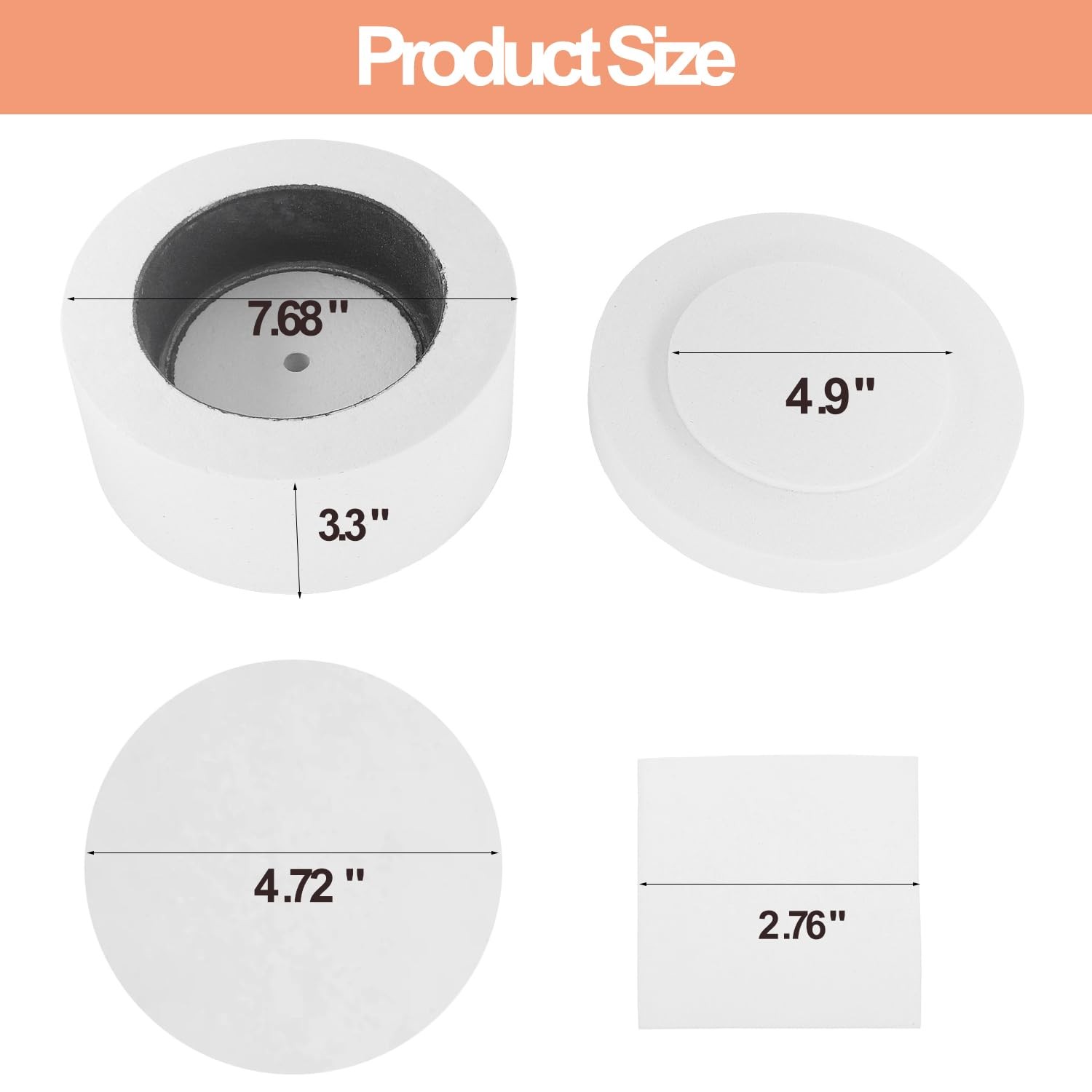 Professional Large Microwave Kiln for Glass Fusing with 50 Sheets White