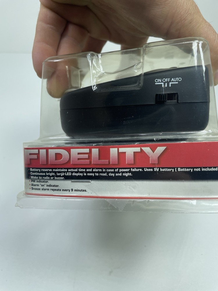 Fidelity AM/FM LED Digital Alarm Clock