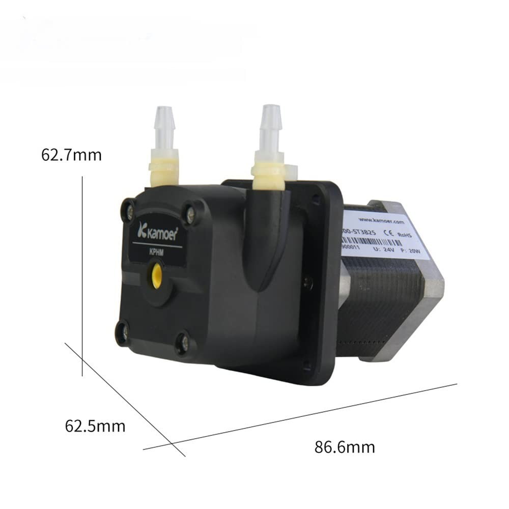 Kamoer high Flow Stepper Motor peristaltic Pump 24V Variable Speed lab Liquid...