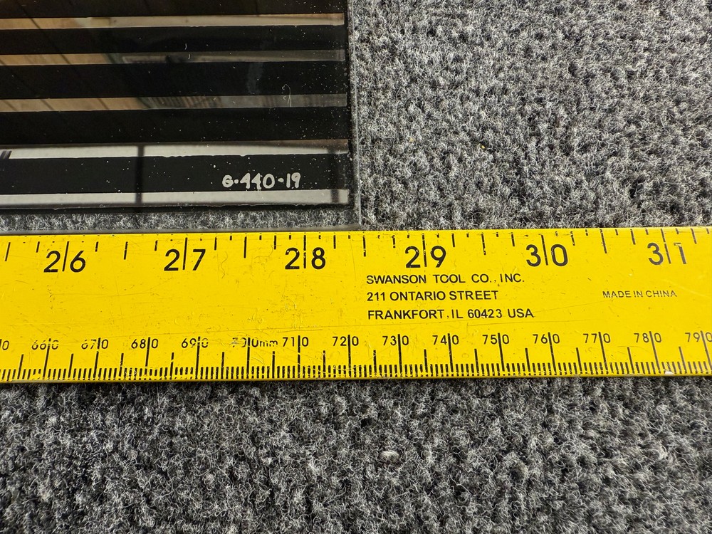 Bally Vector Pinball Machine Game Backglass Outer ORIGINAL